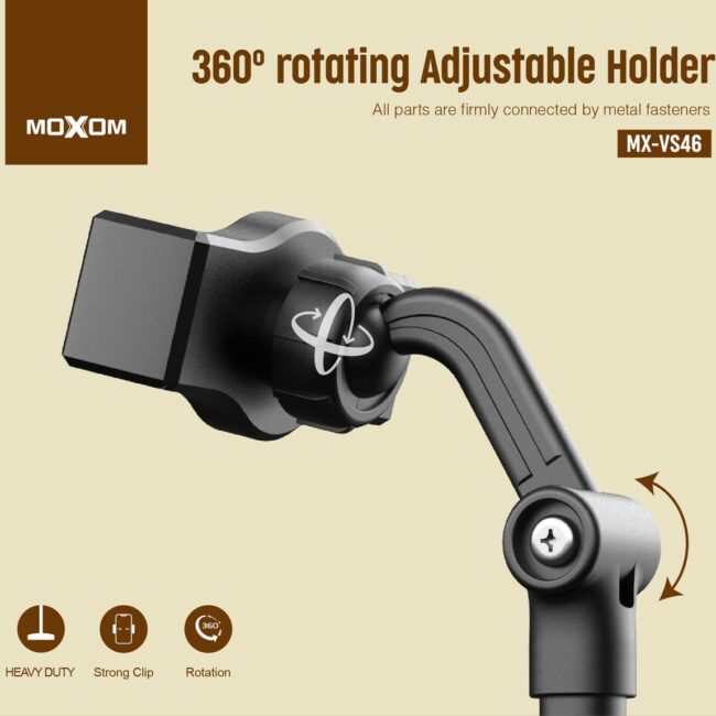 Moxom MX-VS46 Adjustable Phones & Tablets Holder 360° Free Rotation