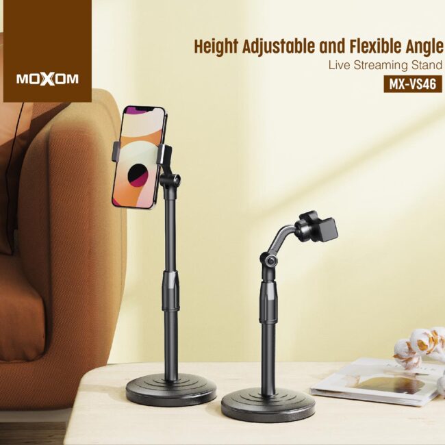 Moxom MX-VS46 Adjustable Phones & Tablets Holder 360° Free Rotation