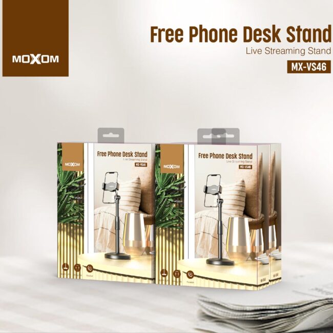Moxom MX-VS46 Adjustable Phones & Tablets Holder 360° Free Rotation
