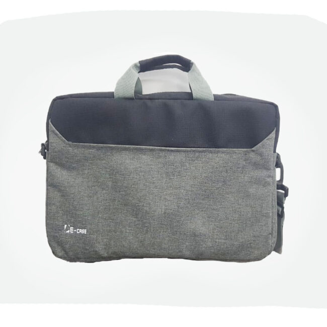High Quality Laptop Hand Case With Strap 15.6 Inch from E-Case B-1710 Blue, Gray, Black Multicolor