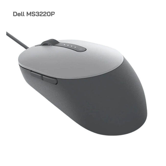 Dell Pro Laser Wired Mouse MS3220 3200 DP Titan Gray (Original - Imported As Used)‏