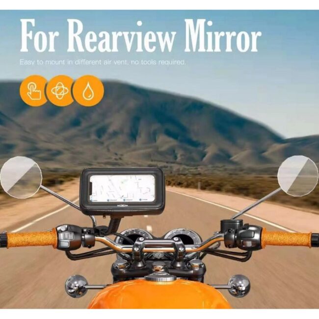 Moxom MX-VS41 Bike Mount Holder with Arm for Mobile From 4 to 7.5 inches