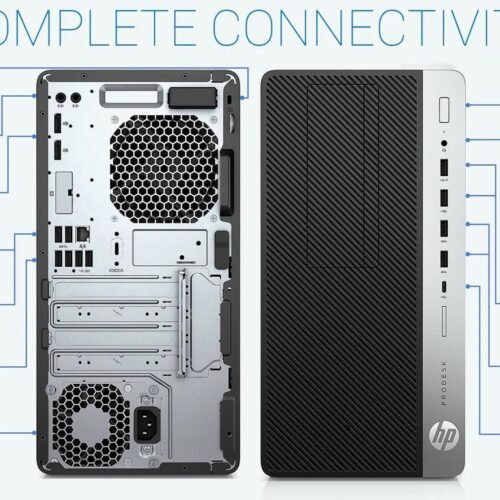 HP ProDesk 600 G4 PowerTower – Core i5-8400 | 8GB DDR4 | 128GB SSD | 500GB HDD | 250W power supply
