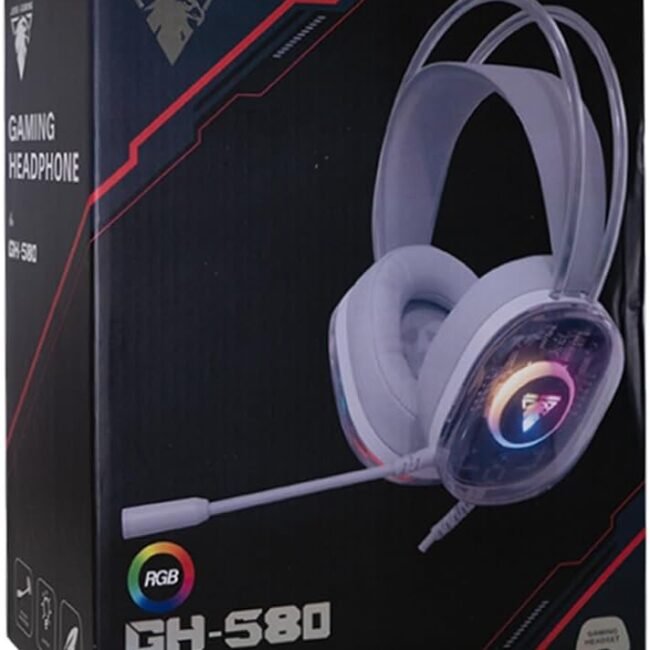 JeDEL GH-580 Gaming Headset – 50 mm Drivers & RGB Lighting