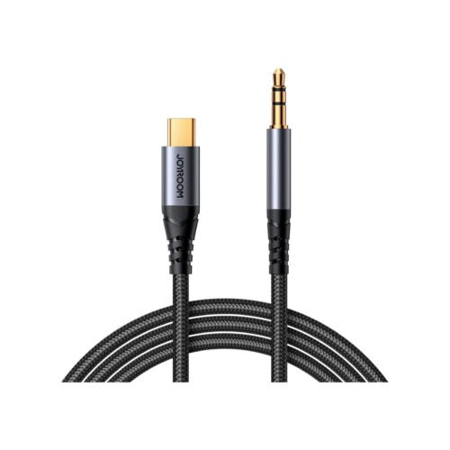 JoyRoom SY-A07 Type-C to 3.5mm AUX Audio Cable – 1.2m Premium Audio-Transfer Series
