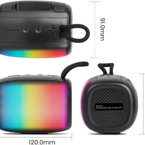 Kisonli S18 Portable Bluetooth Speaker – Mega Bass • 8-Hour Playtime