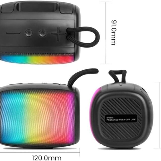 Kisonli S18 Portable Bluetooth Speaker – Mega Bass • 8-Hour Playtime