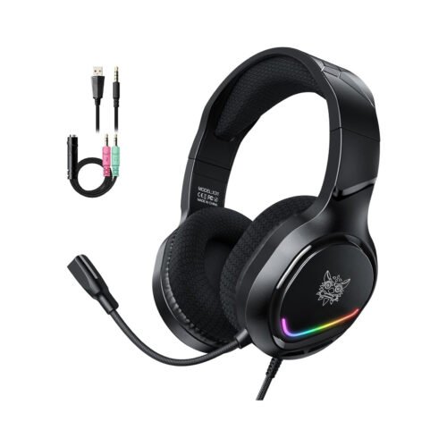 ONIKUMA X31 RGB Gaming Headset – 50 mm Drivers & 360° Mic