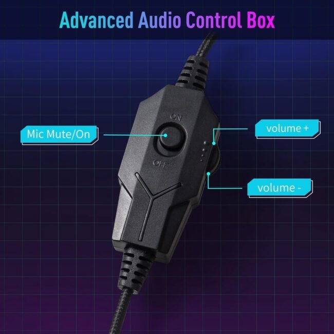 ONIKUMA X31 RGB Gaming Headset – 50 mm Drivers & 360° Mic