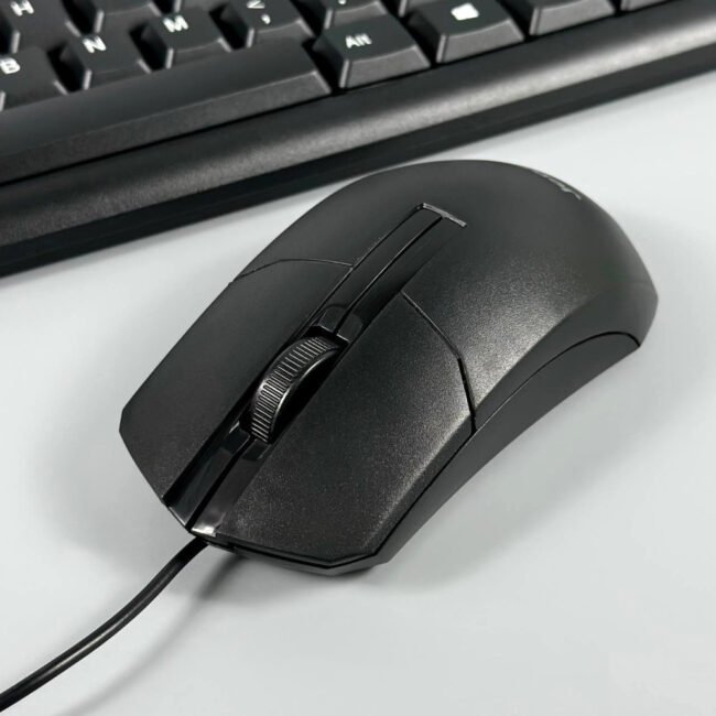 JeDEL G18 Wired Combo – Lightweight Keyboard & 800 DPI Ergonomic Mouse