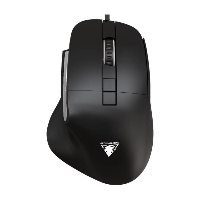 JeDEL CP102 Silent‑Click Wired Ergonomic Mouse – 3600 DPI, 7 Buttons