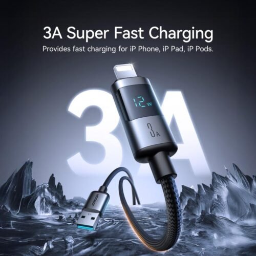 Joyroom S-A16 Pro Prism “Power-View” 3A USB-A to Lightning Cable