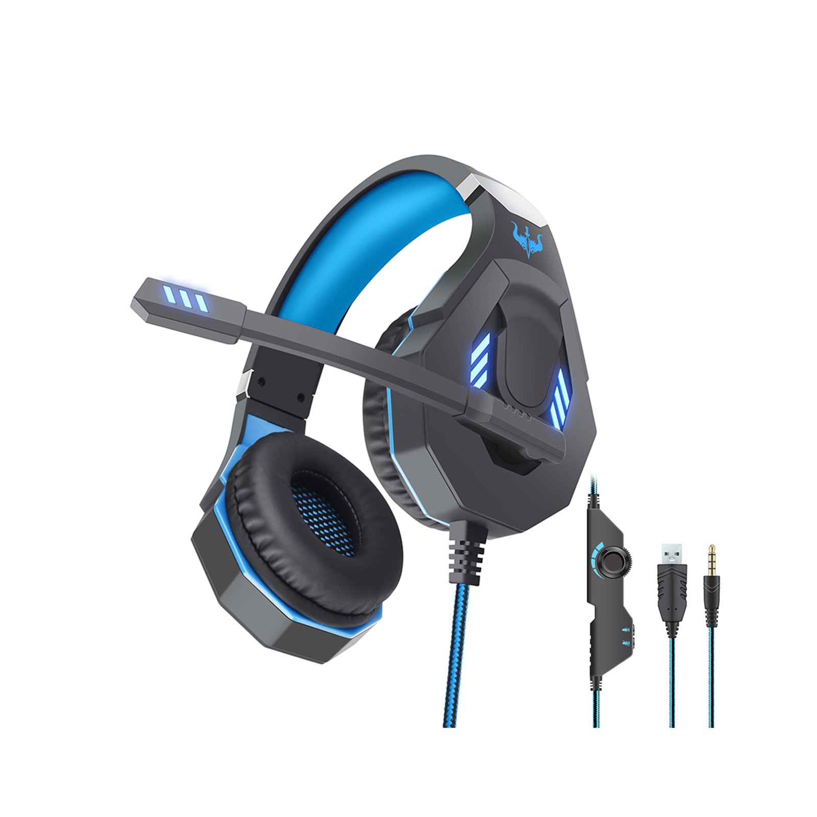 Ovleng GT-95 Pro Wired Gaming Headset – 50 mm Drivers & RGB Lighting