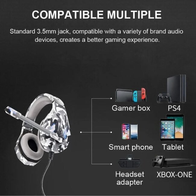 Ovleng GT-95 Pro Wired Gaming Headset – 50 mm Drivers & RGB Lighting