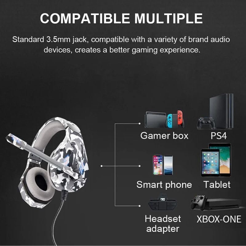 Ovleng GT-95 Pro Wired Gaming Headset – 50 mm Drivers & RGB Lighting - الصورة 3