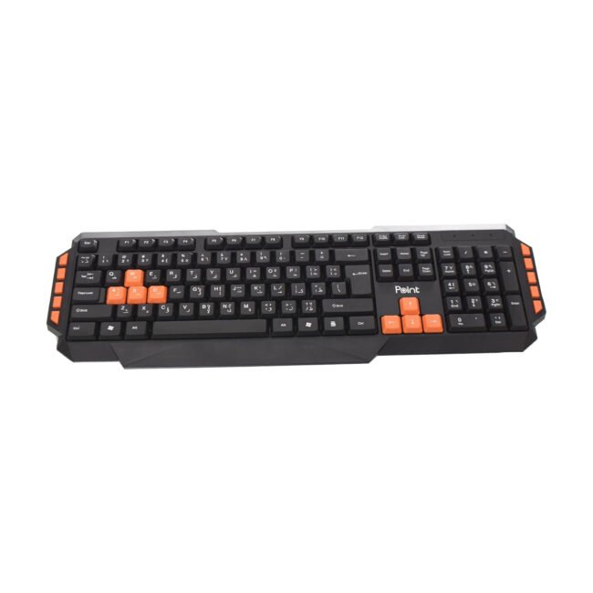 Point PT‑820 Wired Gaming Keyboard – Durable & Spill‑Resistant