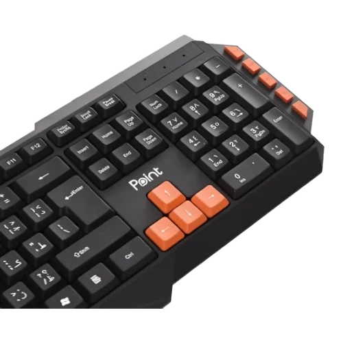 Point PT‑820 Wired Gaming Keyboard – Durable & Spill‑Resistant