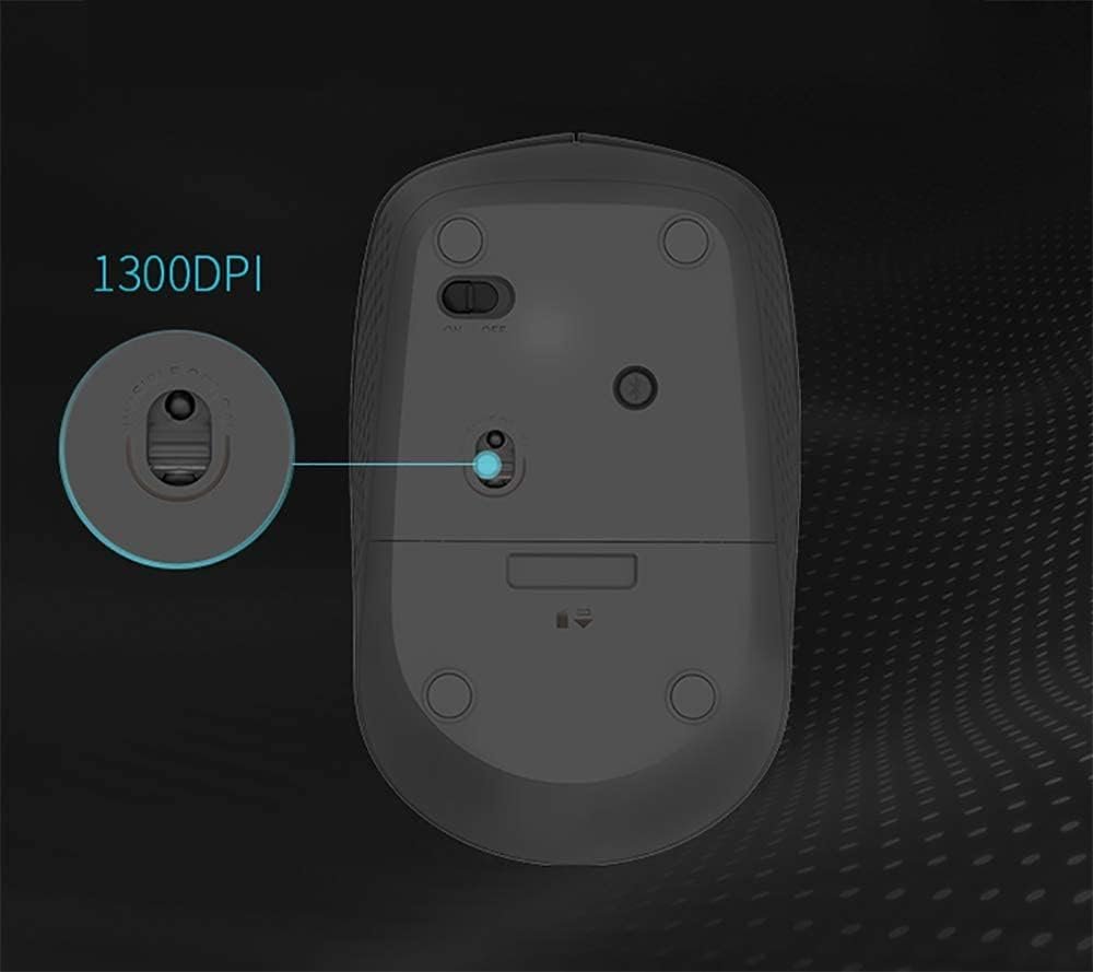 Rapoo M100 Silent Multi‑Mode Mouse – Bluetooth / 2.4 GHz, 1300 DPI, Silent Clicks - الصورة 2