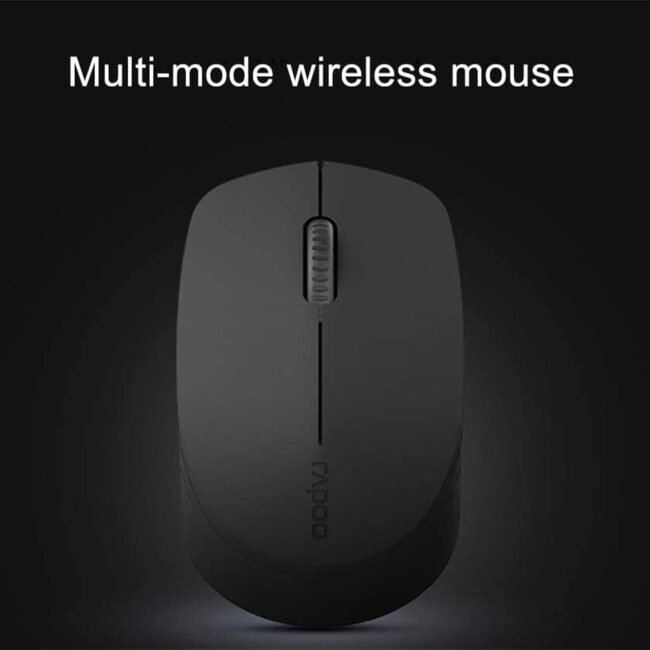 Rapoo M100 Silent Multi‑Mode Mouse – Bluetooth / 2.4 GHz, 1300 DPI, Silent Clicks