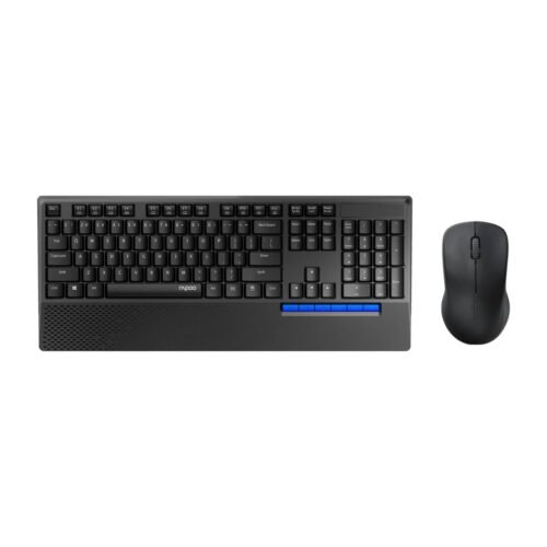 Rapoo X1960 Wireless 2.4 GHz Keyboard + Mouse Combo – Spill‑Resistant & Silent