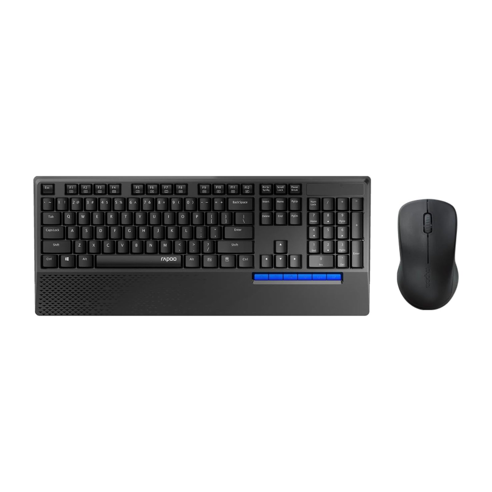 Rapoo X1960 Wireless 2.4 GHz Keyboard + Mouse Combo – Spill‑Resistant & Silent