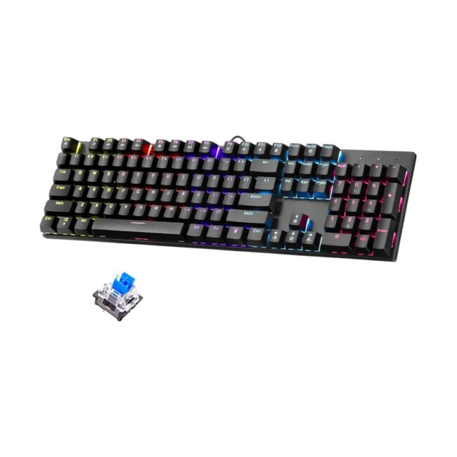 UTOPIA K880 RGB Mechanical Gaming Keyboard – Blue Tactile Switch