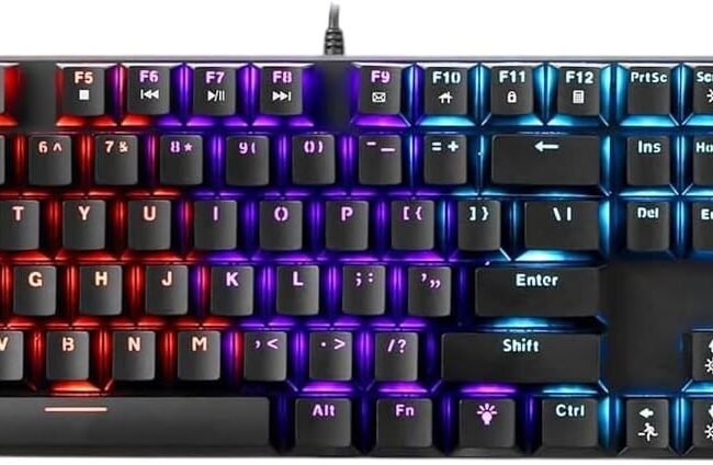 UTOPIA K880 RGB Mechanical Gaming Keyboard – Blue Tactile Switch
