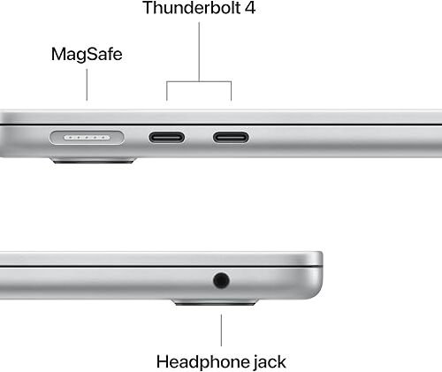 Apple 2025 MacBook Air 13-inch Laptop with M4 chip , 13.6-inch , 16GB Memory, 256GB SSD Storage, 12MP Camera, Touch ID; Silve , new