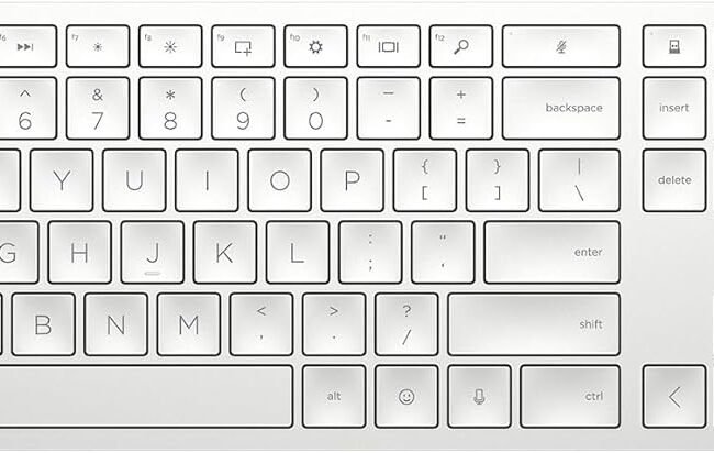 HP 970 Programmable Wireless Keyboard – Full-Size, Multi-Device Bluetooth & 2.4GHz, 20+ Programmable Keys, Backlit, Rechargeable USB-C