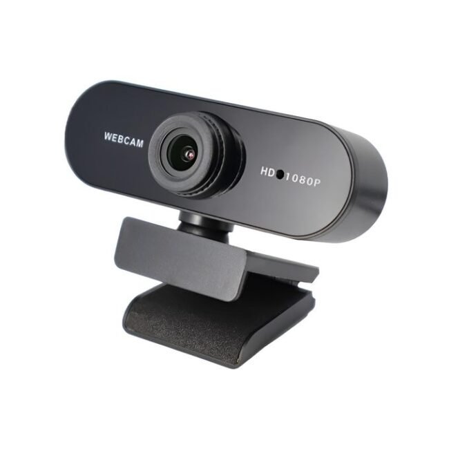Aukey 1080P Full HD Webcam for Video Calls & Conferences with Built-In Microphone