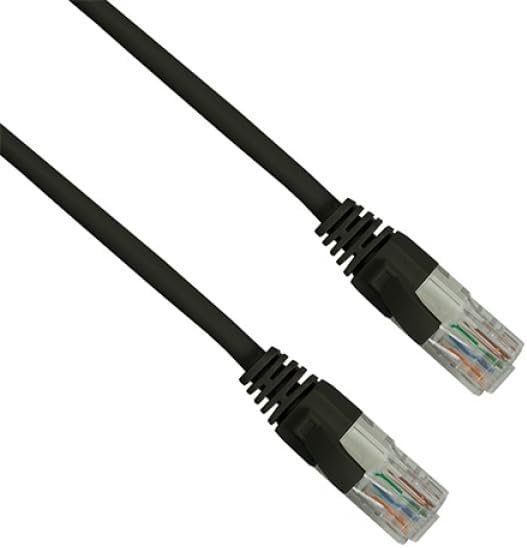 ESTER CAT6 Gigabit Ethernet Patch Cable – 1 Meter High-Speed LAN Cable (Black)