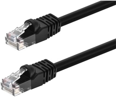ESTER CAT6 Gigabit Ethernet Patch Cable – 1 Meter High-Speed LAN Cable (Black)