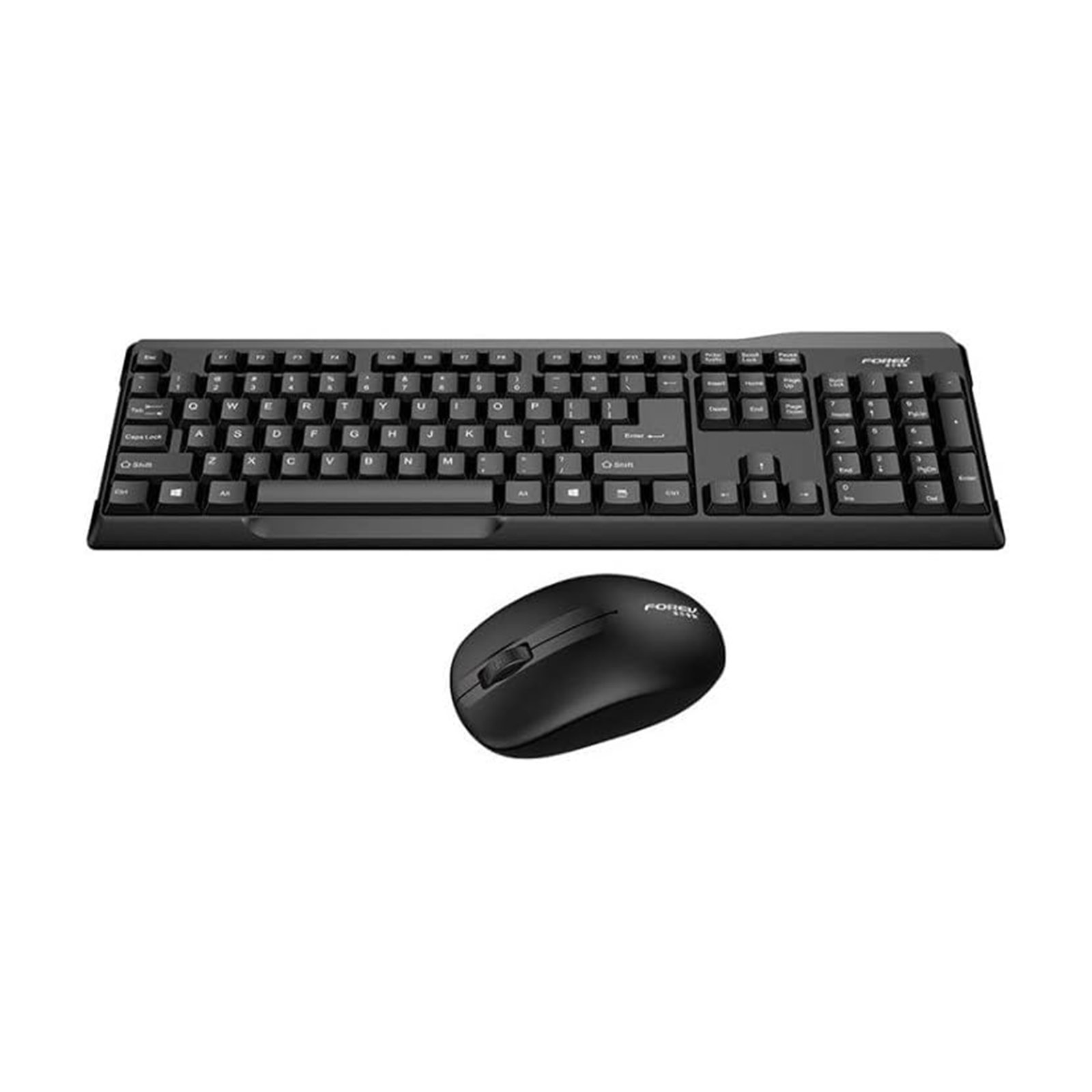Forev FV-300 Wireless Keyboard and Mouse Combo – 2.4G Silent Keys – Ergonomic Design
