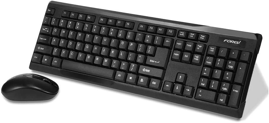 Forev FV-300 Wireless Keyboard and Mouse Combo – 2.4G Silent Keys – Ergonomic Design - الصورة 4