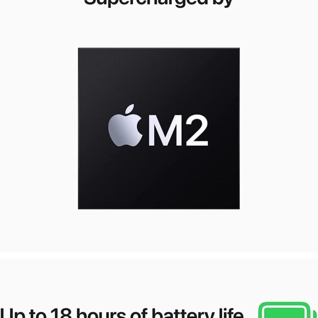 Apple MacBook Air M2 13.6″ Liquid Retina Laptop – 16GB RAM, 256GB SSD