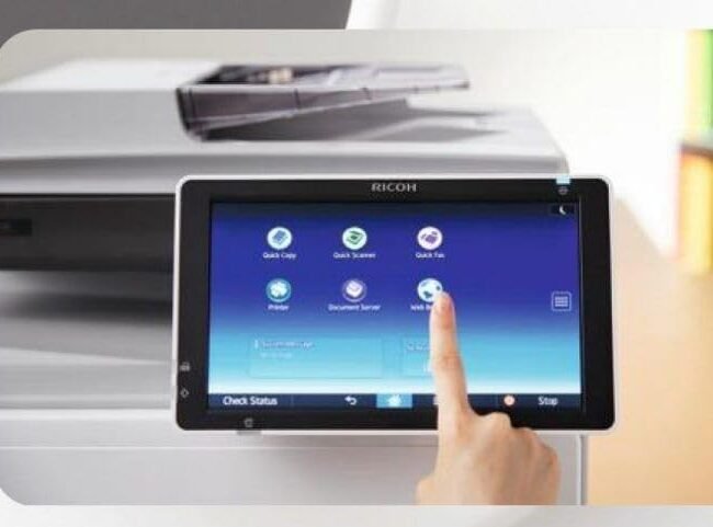 Ricoh MP C307 A4 Color Multifunction Printer – Print, Copy, Scan & Fax, 31 ppm, 1200×1200 dpi, 10.1″ Touch Screen, Duplex & Network Connectivity