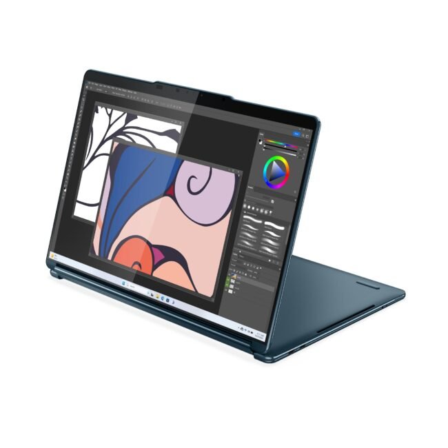 Lenovo Yoga Book 9 13IMU9 2-in-1 Dual-Screen Touch Laptop – 13.3" QHD+ 2880×1800, Intel Core Ultra 7-155U, 16GB RAM, 1TB SSD, Windows 11 Pro
