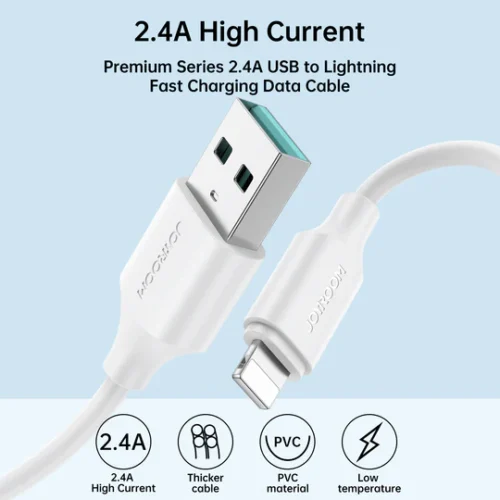 Joyroom S-A9 2.4A USB-A to Lightning cable 0.25M