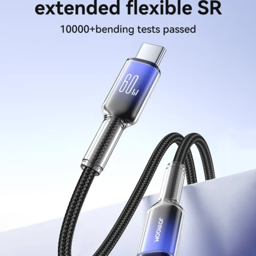 oyroom S-A42 60W Type-C to Type-C Fast Charging Data Cable, 1.2 m Length