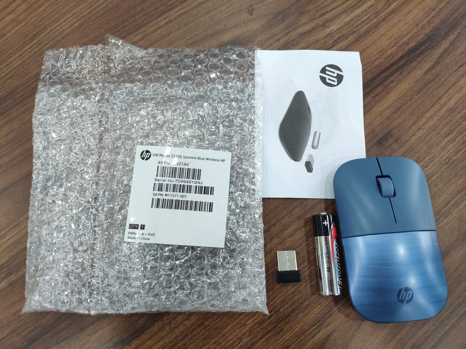 HP DIB Z3700 G2 Wireless 2.4GHz Metal Surface Mouse ORIGINAL - الصورة 4