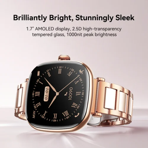 Joyroom JR-FS1 Starlight Smartwatch with Call Receiving Capability - Gold