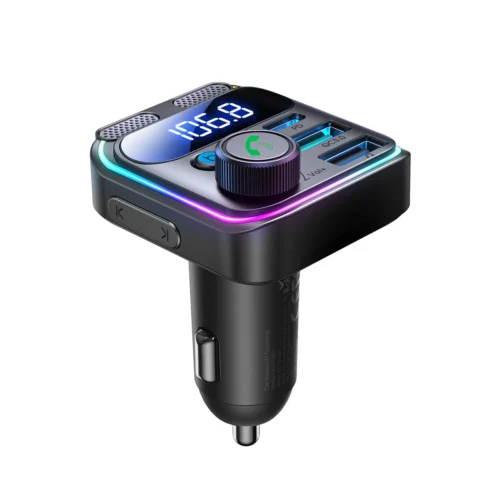 JOYROOM 81W Bluetooth 5.4 FM Transmitter Car Adapter PD & QC 3.0 USB C