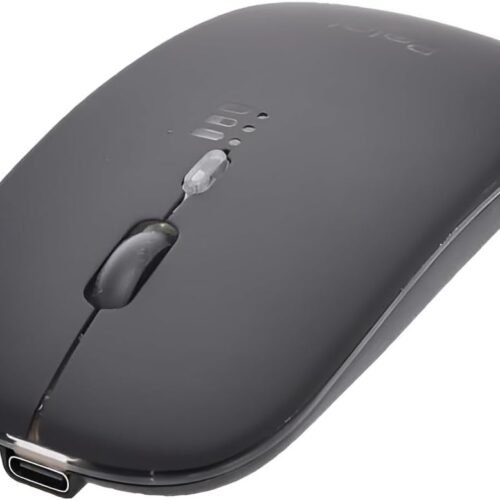 Point PT-20 Wireless Mouse – Modern Design, Dual Mode 2.4GHz/Bluetooth Black, Silver