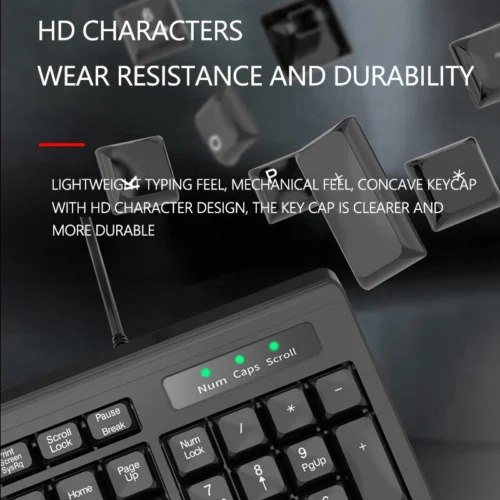 Monster Airmars KM1 Pro USB Wired Keyboard