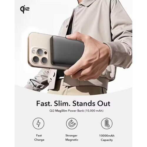 EVO W11P 10000mAh Magsafe Wireless Powerbank - Black