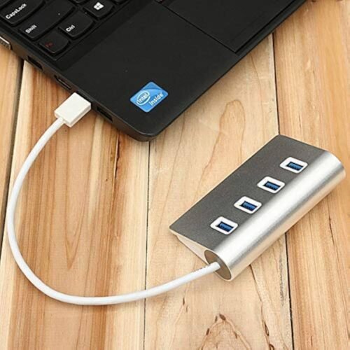 4Ports Aluminum Housing Data USB 3.0 and USB 2.0 Hub for Desktop PC