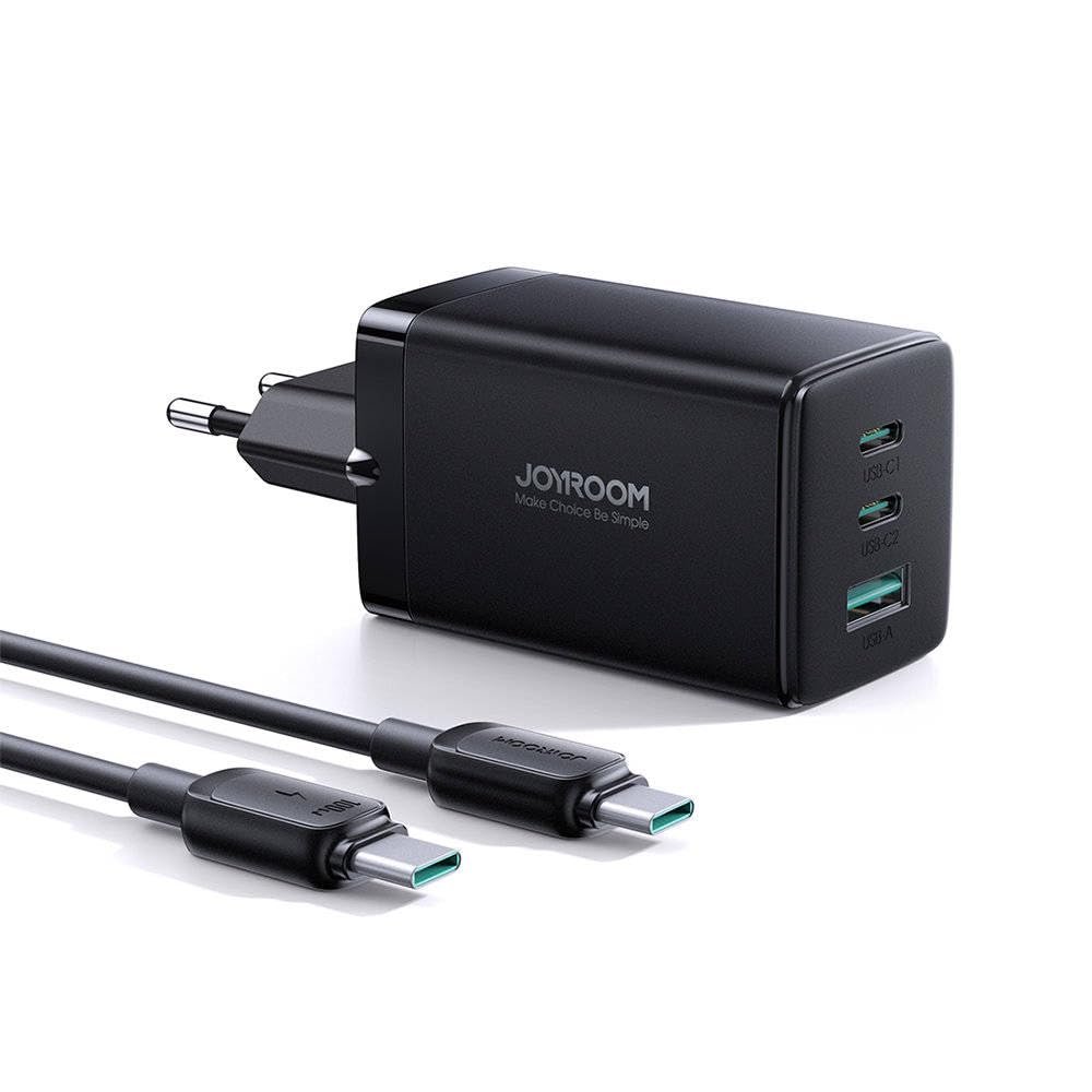 Joyroom GaN Ultra TCG01eu 65W 2C1A Fast Charger+100W C to C Cable 1.2m