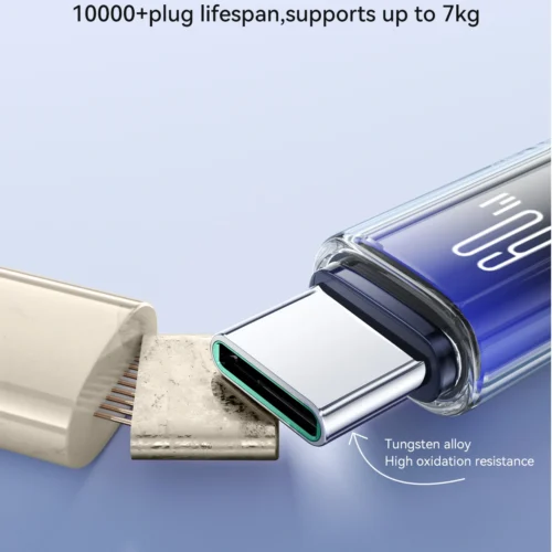 oyroom S-A42 60W Type-C to Type-C Fast Charging Data Cable, 1.2 m Length