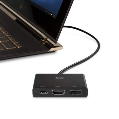 ORIGINAL HP 1BG94AA USB-C to Multi-Port Hub (USB-C to USB-A, USB-C and HDMI)