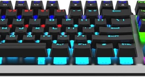 AULA F2066-II Wind Metal Mechanical Gaming Keyboard – Multi-Mode RGB Lighting